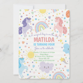 Kleine Eenhoorns Uitnodigingen