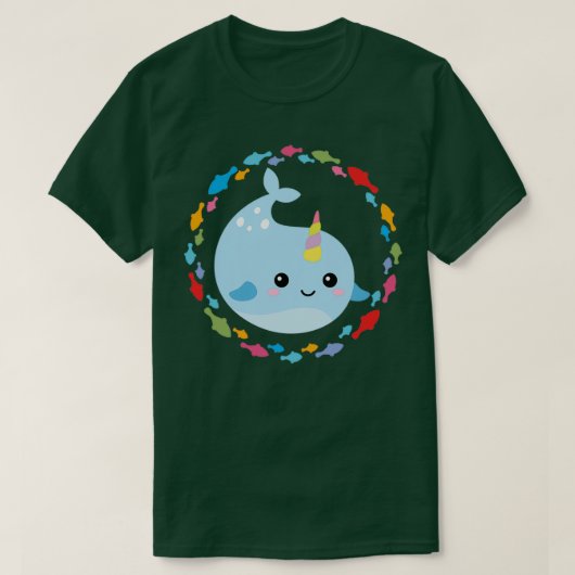 Kleine eenhoornwalvis 2 t-shirt (Design voorkant)