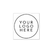 Kleine Eenvoudige Budget Aangepast Logo Rubberstempel (Afrduk)