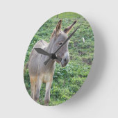 Kleine Eenvoudige Donkerklok Ronde Klok (Hoek)