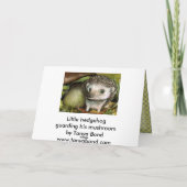 Kleine egel kaart (Achterkant)