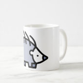 Kleine egel koffiemok (Voorkant rechts)