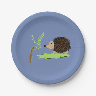 Kleine egel papieren bordje