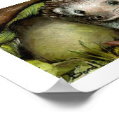 Kleine egeldruk poster (Hoek)