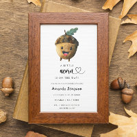 Kleine eikel - Herfst Baby shower