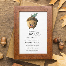Kleine eikel - Herfst Baby shower