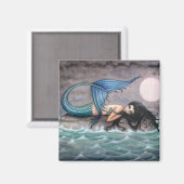 Kleine Eiland Zeemeermin Magnet (Voorkant / Achterkant)