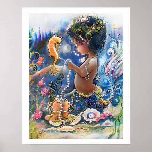 Kleine eilandprinses van het Zee Poster (Voorkant)