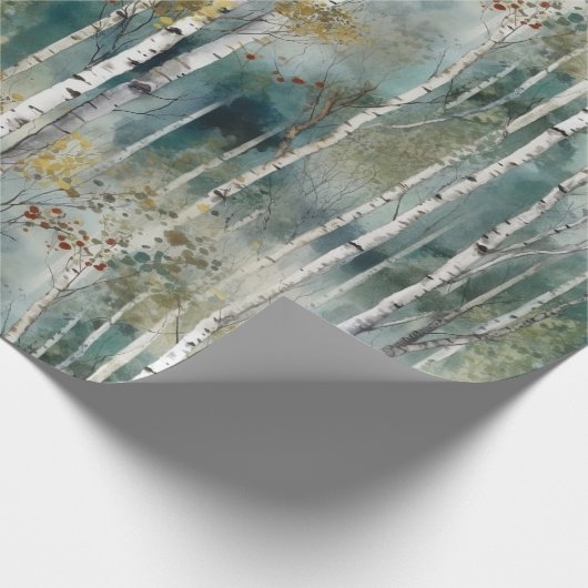 Kleine eindeloze berkenboom Dreamscape Bomen in Mi Cadeaupapier (Hoek)