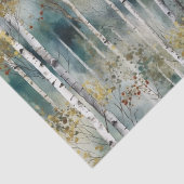 Kleine eindeloze berkenboom Dreamscape Bomen in Mi Tissuepapier (Detail)