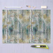 Kleine eindeloze berkenboom Dreamscape Bomen in Mi Tissuepapier (Craft)