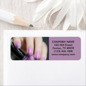 kleine elegante manicure nagels slak salon etiket (Insitu)