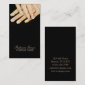 kleine elegante manicure nagels slak salon visitekaartje (Voorkant / Achterkant)