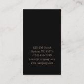 kleine elegante manicure nagels slak salon visitekaartje (Achterkant)