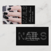 kleine elegante manicure nagels slak salon visitekaartje (Voorkant / Achterkant)