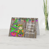 Kleine Elf- en kerstlampjes op maat Kaart (Voorkant)