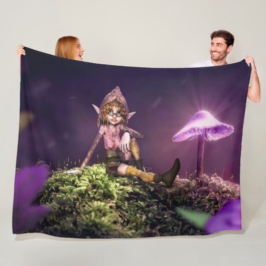 KLEINE ELF FLEECE DEKEN (In situ)