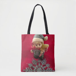 Kleine Elf-kerstCanvas tas