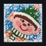 Kleine Elf Magnet Kaart<br><div class="desc">De elfen zijn klaar voor het komende pretseizoen! Verzamel alle vier elfen ontworpen door kunstenaar Jennifer Lake! Je kunt al haar kunst bekijken hier en op haar blog: jenniferlakeart.blogspot.com. Alle auteursrechten zijn eigendom van Avocet International. Voor groothandel informatie neem contact met ons op via jenniferlakeart@gmail.com.</div>