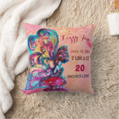 KLEINE ELF MUSHROOMS BABY SHOWER Baby Vogelvlekken Kussen (Deken)