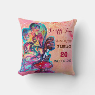 KLEINE ELF MUSHROOMS BABY SHOWER Baby Vogelvlekken Kussen