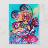 Kleine Elf paddenstoelen Briefkaart (Voorkant)