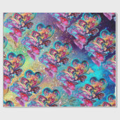 Kleine Elf paddenstoelen — MAGISCHE BUTTERFLY-PLAN Cadeaupapier (Vlak)