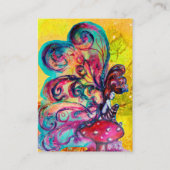 Kleine Elf paddenstoelen Visitekaartje (Achterkant)