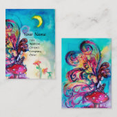 Kleine Elf paddenstoelen Visitekaartje (Voorkant / Achterkant)