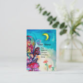 Kleine Elf paddenstoelen Visitekaartje (Staand voorkant)