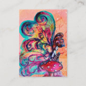 Kleine Elf paddenstoelen Visitekaartje (Achterkant)