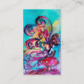 Kleine Elf paddenstoelen Visitekaartje (Achterkant)