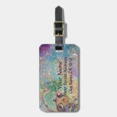 KLEINE ELF VAN MUSHROOMEN BAGAGELABEL (Voorkant verticaal)