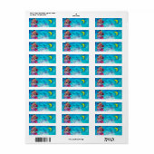 KLEINE ELF VAN MUSHROOMEN ETIKET (Full Sheet)