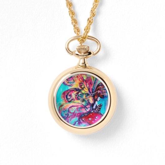 KLEINE ELF VAN MUSHROOMEN HORLOGE (Voorkant)