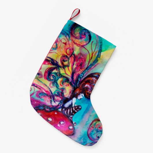 KLEINE ELF VAN MUSHROOMEN KERSTSOK (Voorkant (Hangend))