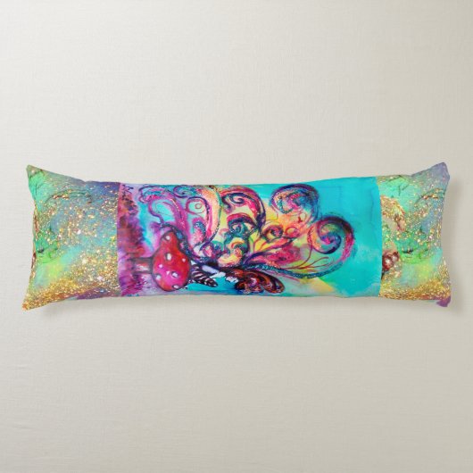 KLEINE ELF VAN MUSHROOMEN LICHAAMSKUSSEN (Voorkant)