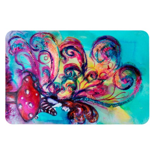 KLEINE ELF VAN MUSHROOMEN MAGNEET (Horizontaal)