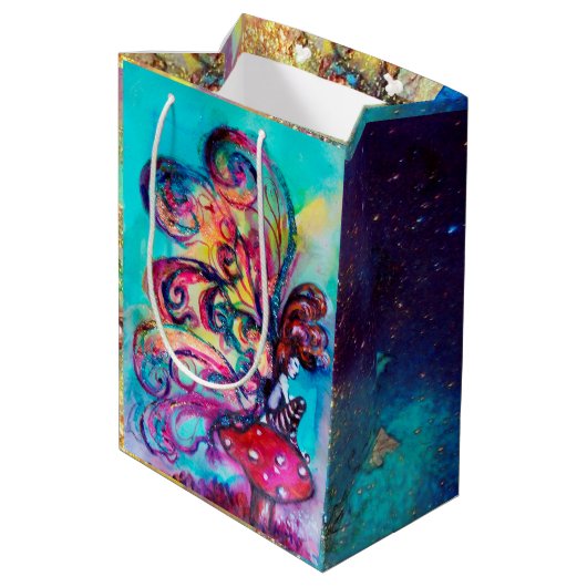 KLEINE ELF VAN MUSHROOMEN MEDIUM CADEAUZAKJE (Achterkant Gekanteld)