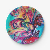 KLEINE ELF VAN MUSHROOMEN PAPIEREN BORDJE (Voorkant)