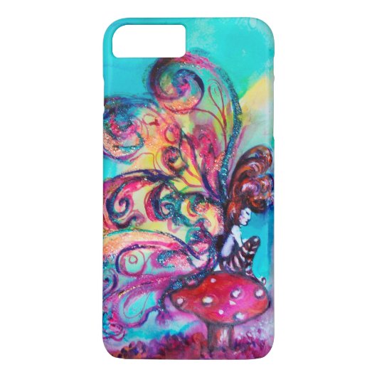 KLEINE ELF VAN MUSHROOMEN, Roze Geel Blauw Case-Mate iPhone Case (Achterkant)