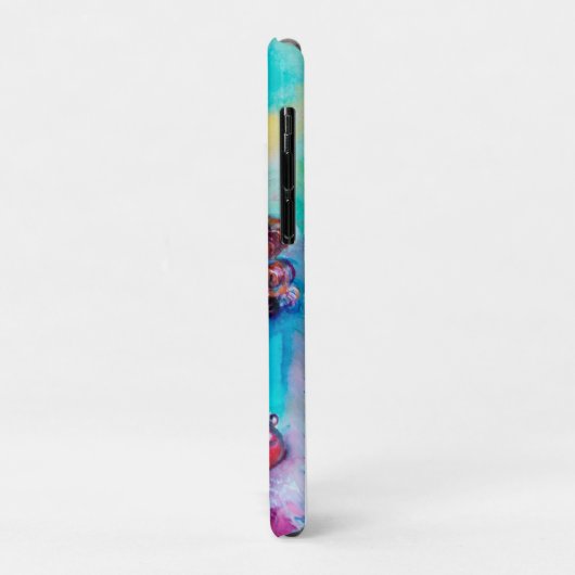 KLEINE ELF VAN MUSHROOMEN, Roze Geel Blauw Case-Mate iPhone Case (Achterkant/links)