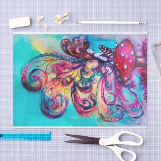 KLEINE ELF VAN MUSHROOMEN TISSUEPAPIER (Craft)