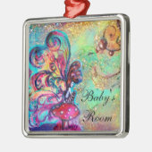 KLEINE ELF VAN MUSHROOMS DEUR HANGER METALEN ORNAMENT (Links)