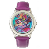 KLEINE ELF VAN MUSHROOMS Fantasy Horloge (Voorkant)
