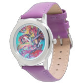KLEINE ELF VAN MUSHROOMS Fantasy Horloge (Gekanteld)