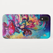 KLEINE ELF VAN MUSHROOMS Fantasy Night Blue Case-Mate iPhone Case (Achterkant (horizontaal))
