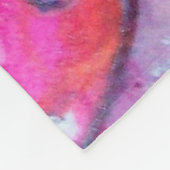 KLEINE ELF VAN MUSHROOMS Pink Blue Fantasy Fleece Deken (Hoek)