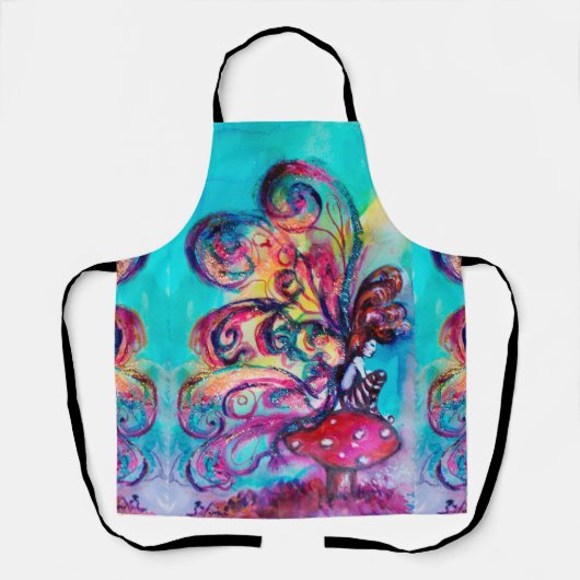 Kleine Elf van paddenstoelen Fantasy Schort (Voorkant)