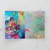 Kleine Elf van Paddenstoelen Feestdagen Kaart (Binnen)